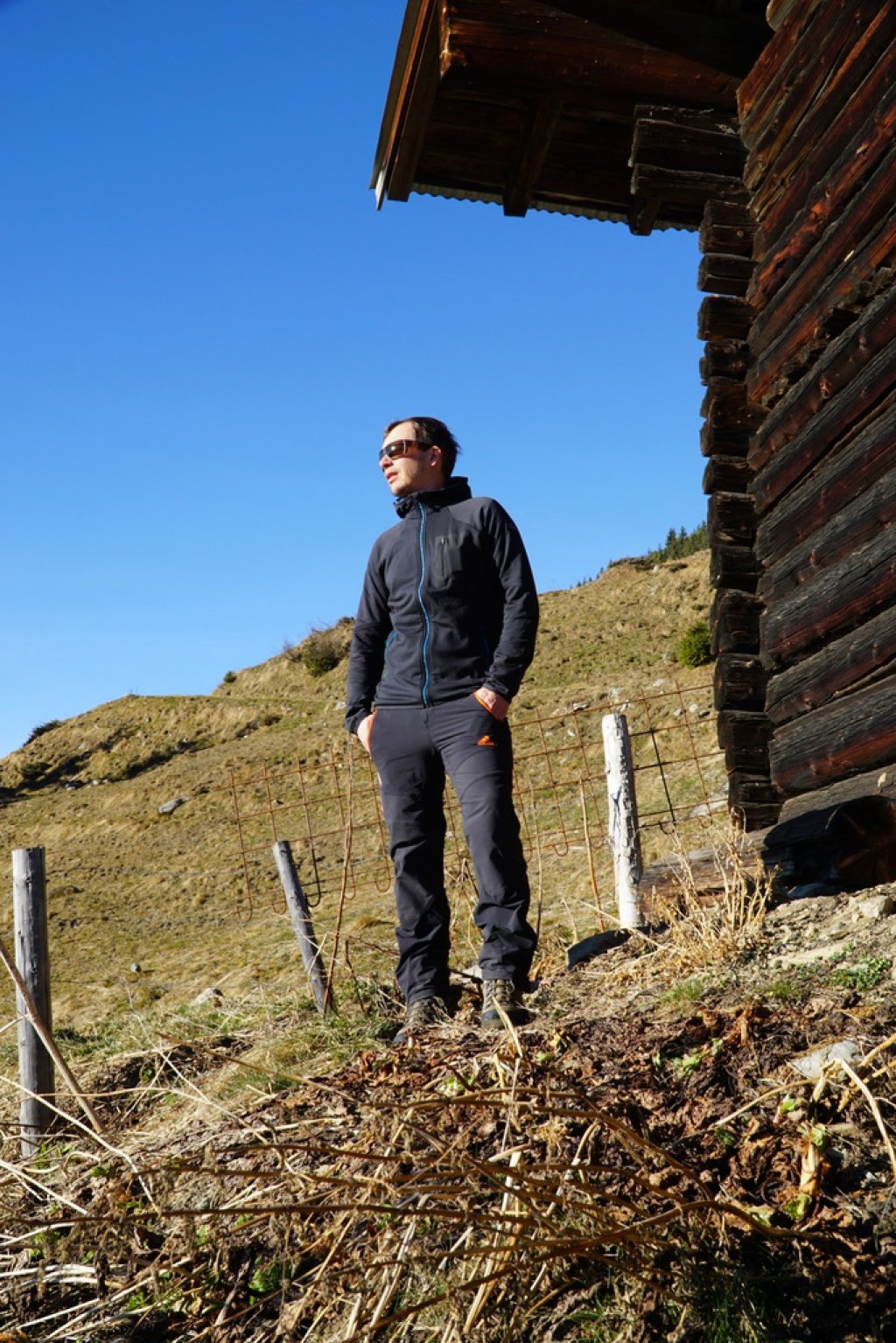If there's no snow for Christmas, the Atom Hoody is also great for hiking...