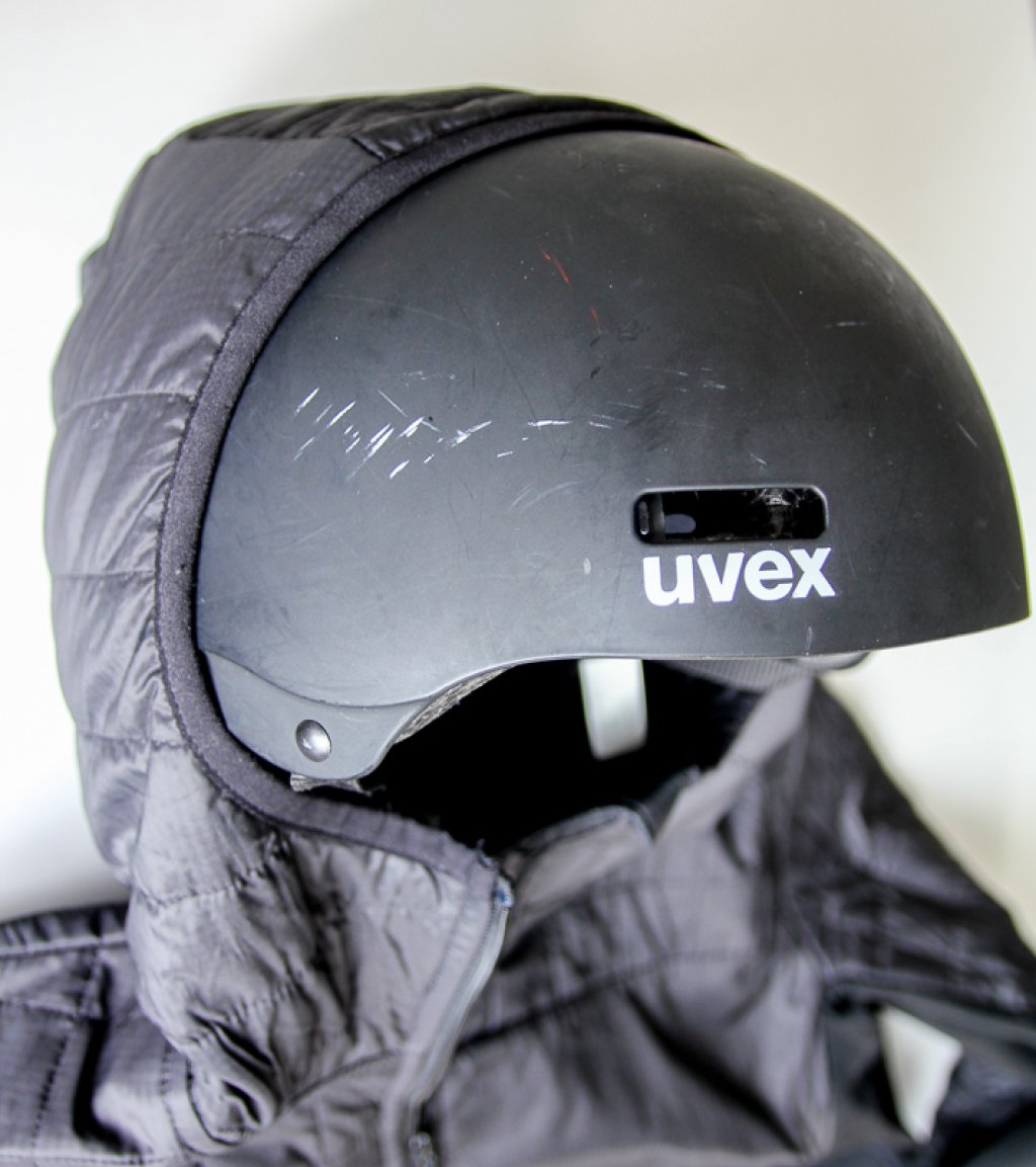 Icebreaker Helix LS Zip Hood Hood with helmet