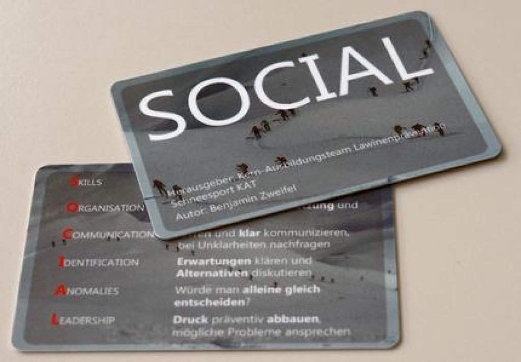 SOCIAL in credit card format is available directly from the SLF.