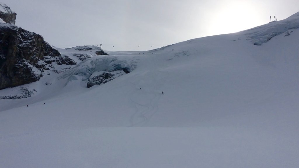 On Wednesday, two days before the avalanche, the conditions in Steinberg were still perfect.