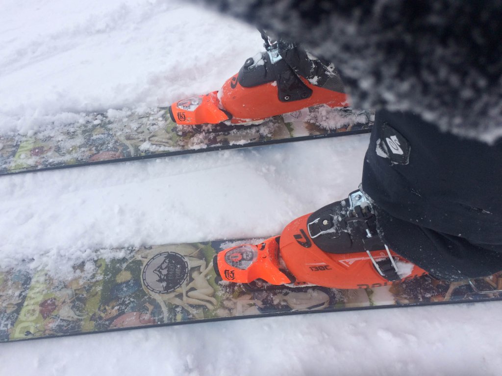 The Lupo fits all bindings available on the market