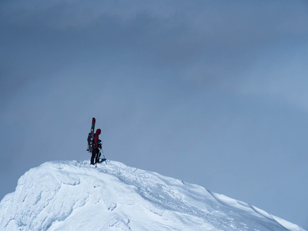 Brandon approaching the summit