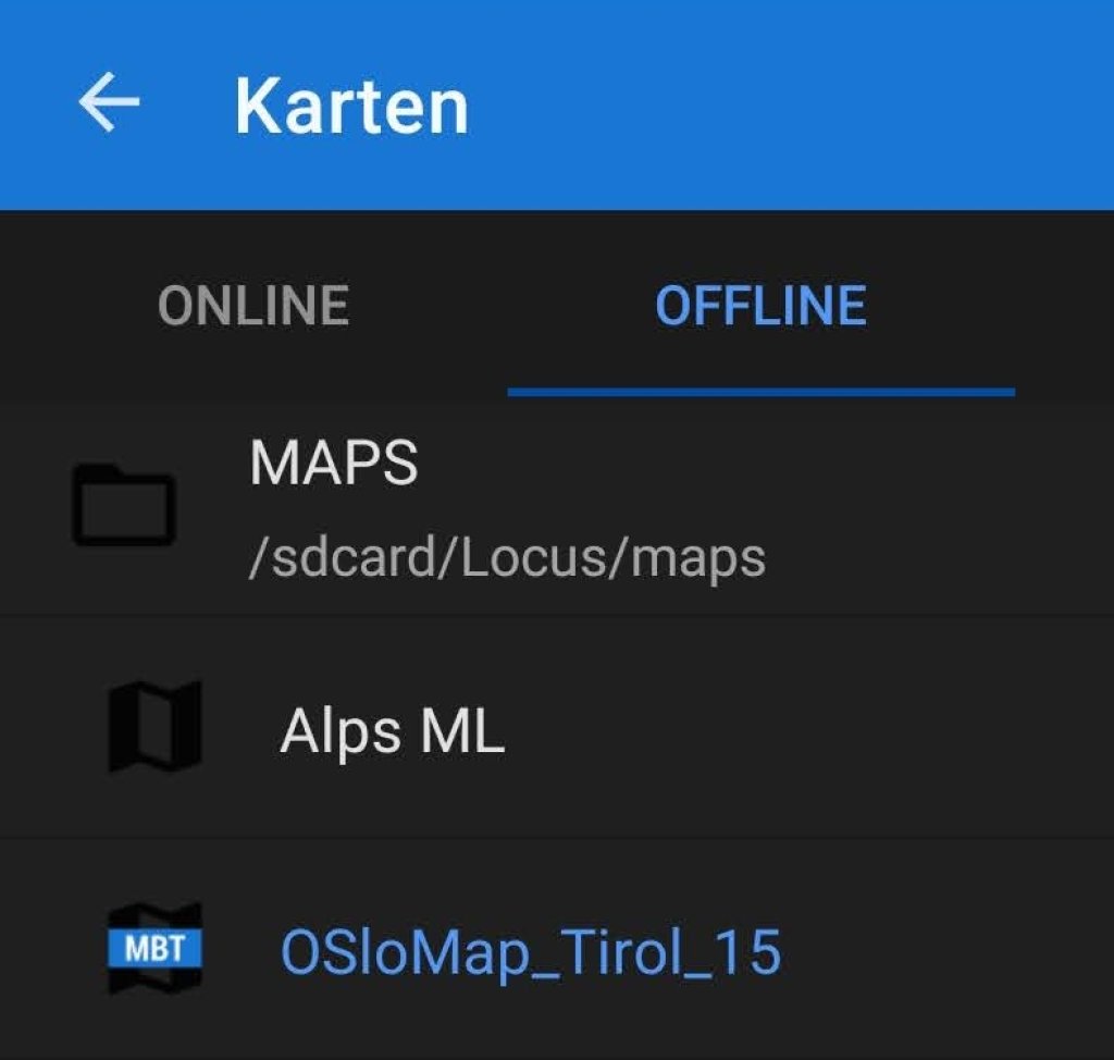Select Openslopemap Tirol